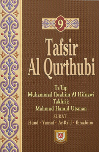 Tafsir Al Qurthutbi Jilid 9